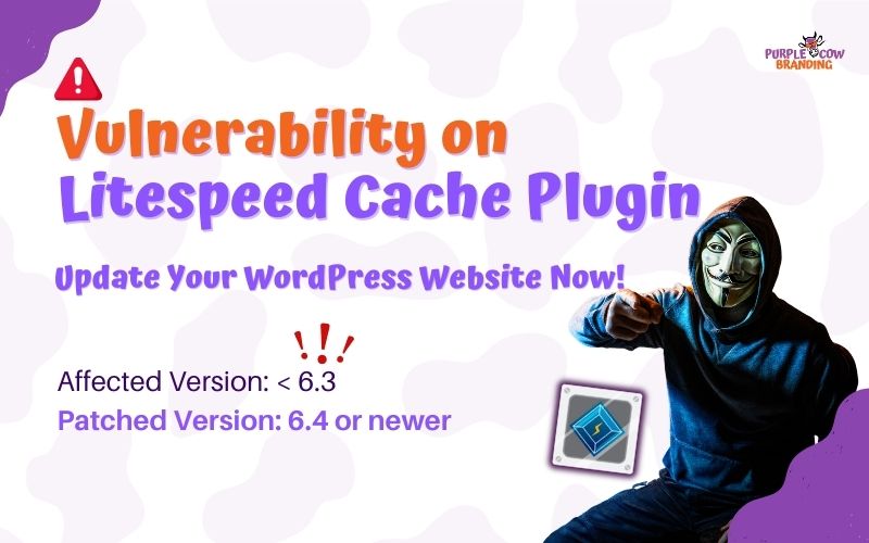 litespeed cache vulnerability issue version 6.3